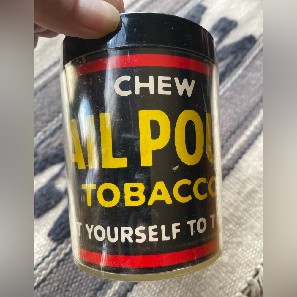 VTG Mail Pouch Tobacco Thermo-Serv Plastic Mug. USA.